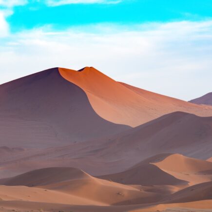 scenic view of desert against sky