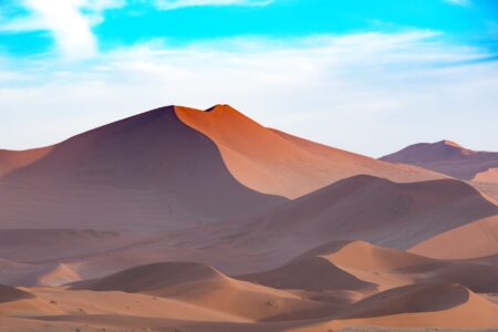 scenic view of desert against sky